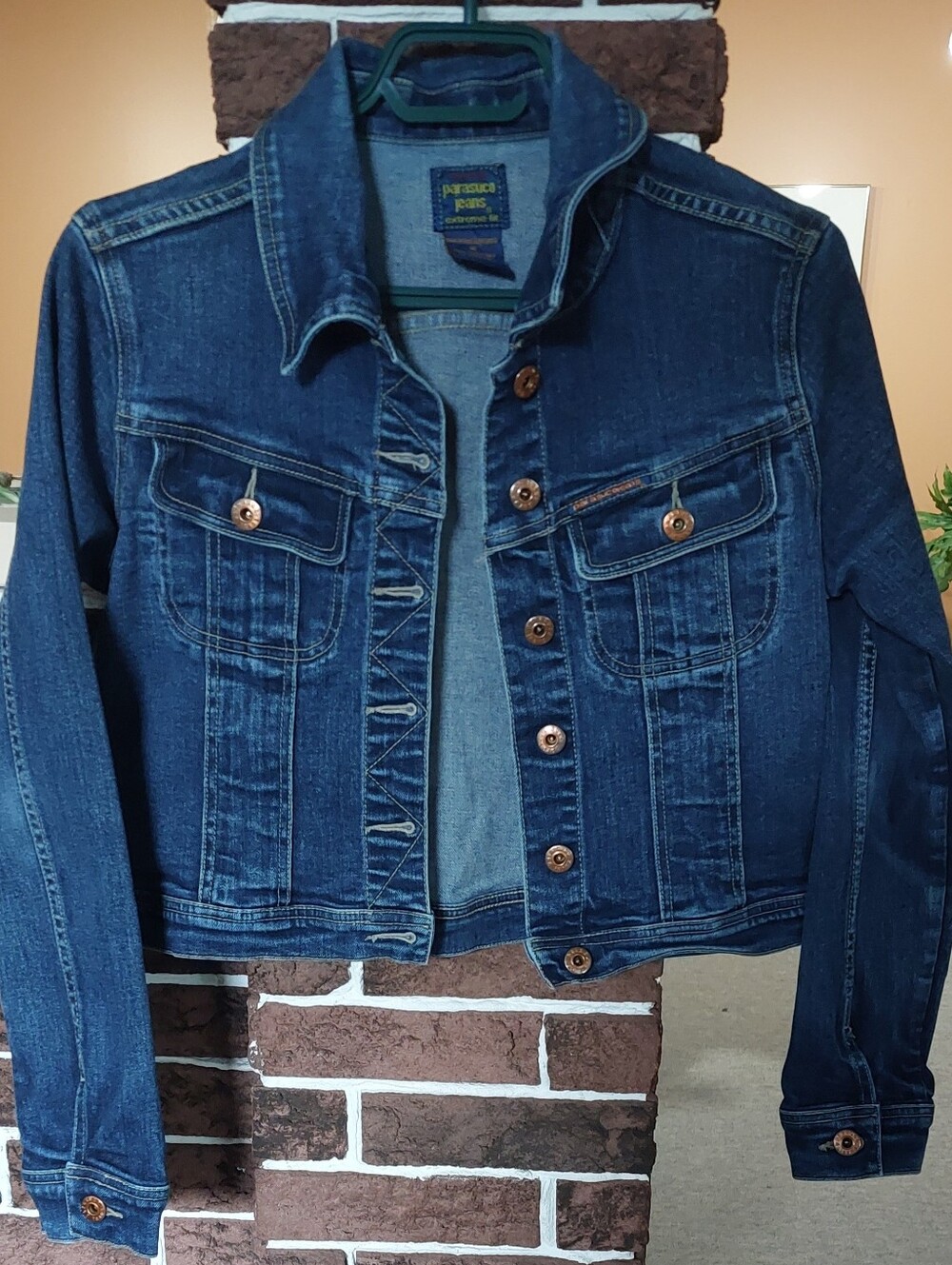 Vintage Y2K Parasuco Jeans Jacket Crop Fitted M